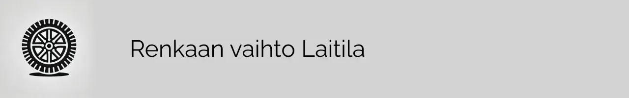 Renkaan vaihto Laitila